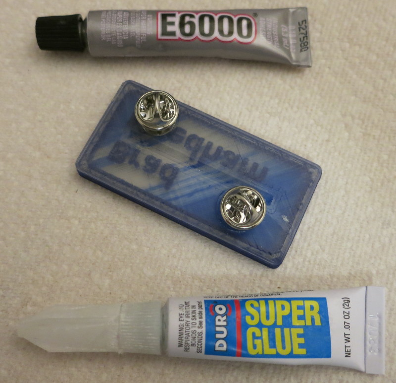 Testing E6000 and Super Glue