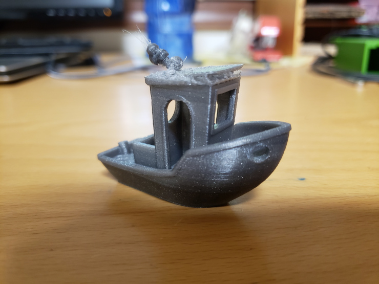 ...and yet the Benchy failed at the angled roof