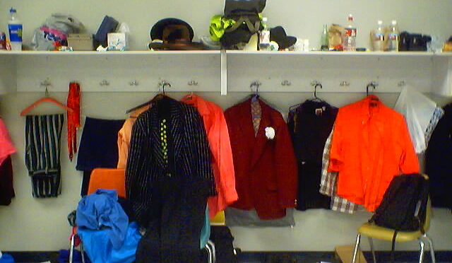 Dressing room coat rack, Guys and Dolls