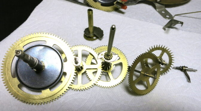 The Time Train Gears, in Order
