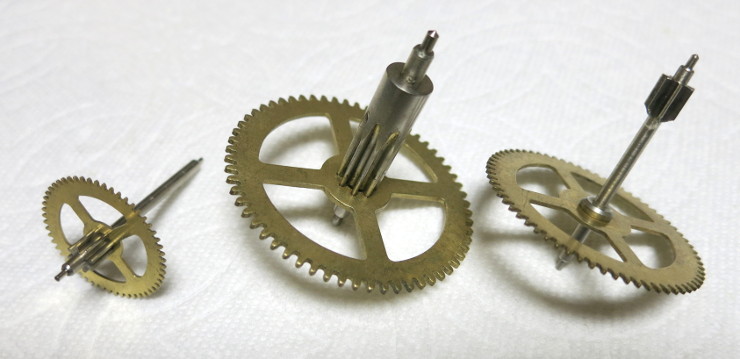 The three remaining gears