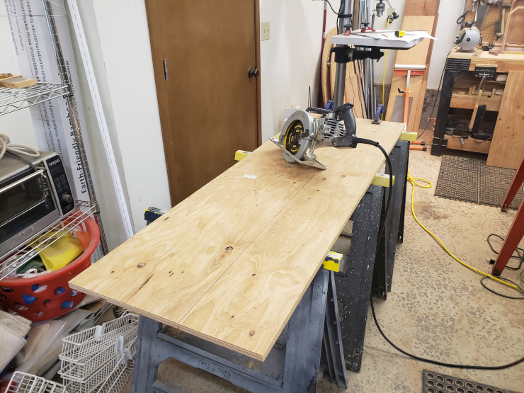 Cutting the boards, without a table saw