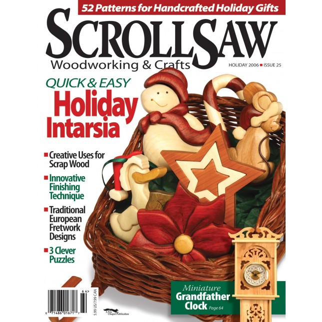 Scroll Saw Woodworking and Crafts magazine, Holiday 2006 issue